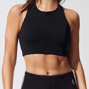 FP Movement Zip Up Razor Back Cut Out Sports Bra Size XS